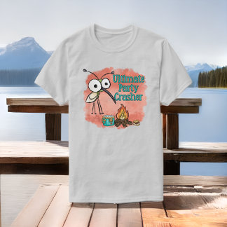 Ultimate Party Crasher Funny Mosquito T Shirt