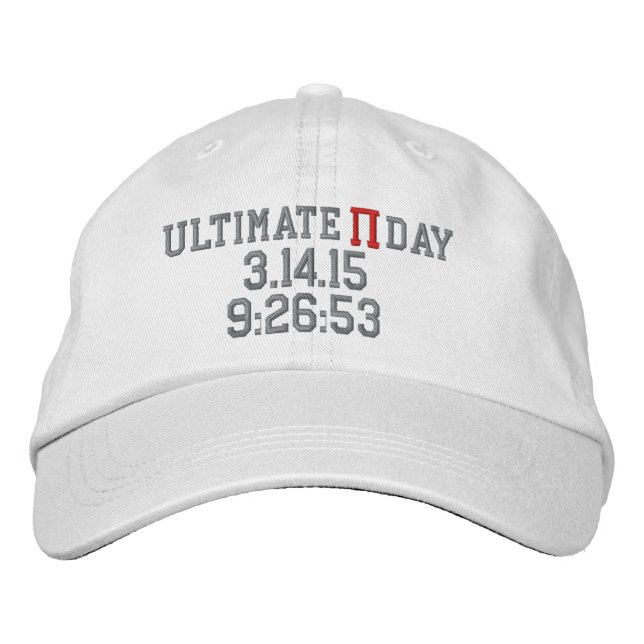 Ultimate Pi Day 2015 Broderad Keps (Framsida)
