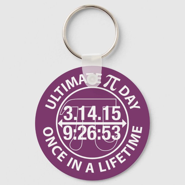 Ultimate Pi Day 2015 Nyckelring (Framsida)