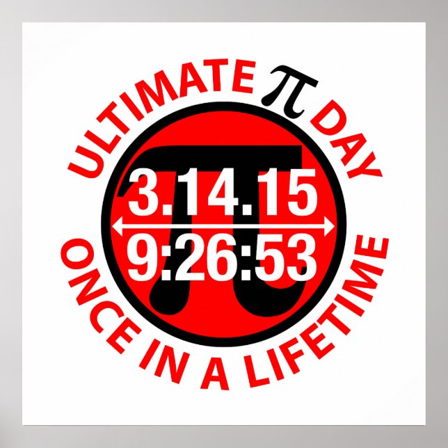 Ultimate Pi Day 2015 Poster (Framsidan)
