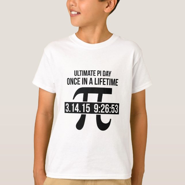 Ultimate Pi Day T-shirt (Framsida)