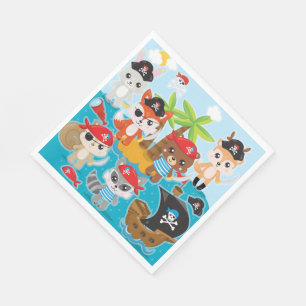 Ultimate Pirat Party Pirat Napkins Pappersservett