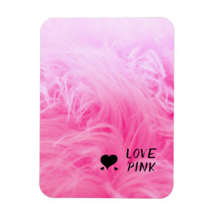Ultimate Shock rosa Fuzzy Faux Päls Magnet
