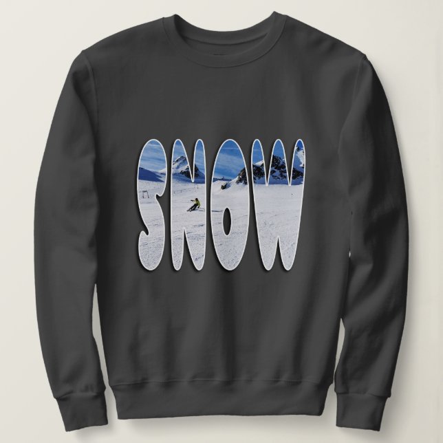 Ultimate Ski Vibe - Gift for Snow Lovers T Shirt (Design framsida)