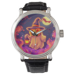 Ultimate Spooky Pumpkin Ghost Art Armbandsur