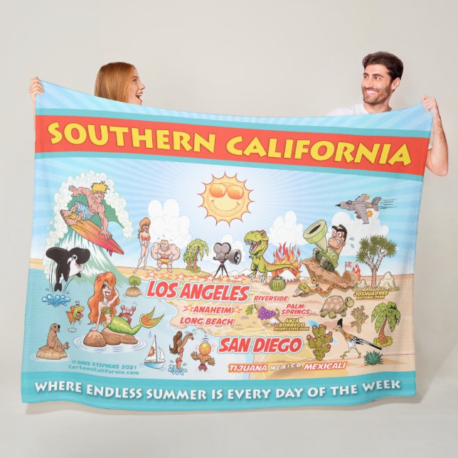 Ultimate Sunny California Sherpa Blanket Fleecefilt (På plats)