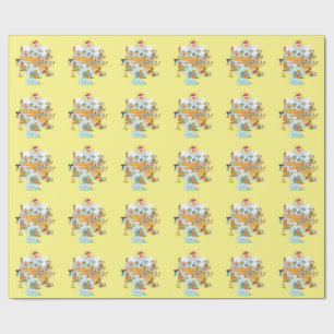 Ultimate Sunny California Wrapping Papper Presentpapper