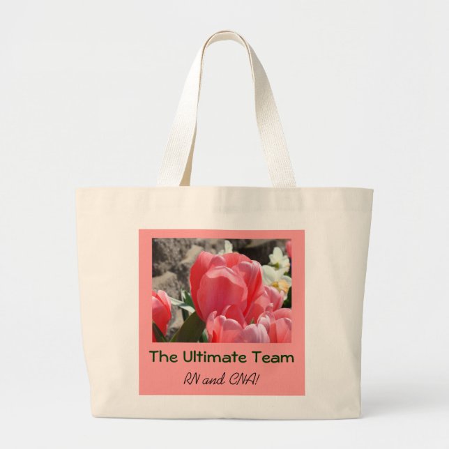 Ultimate Team-totes RN & CNA-totes gåvor Jumbo Tygkasse (Framsidan)