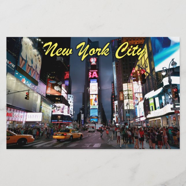 Ultimate Times Square New York City USA Brevpapper (Framsida)