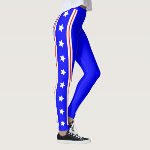 Ultimate USA Stars och stripes Patriot Blue Leggings
