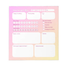 Ultimate Wellness Planner Anteckningsblock