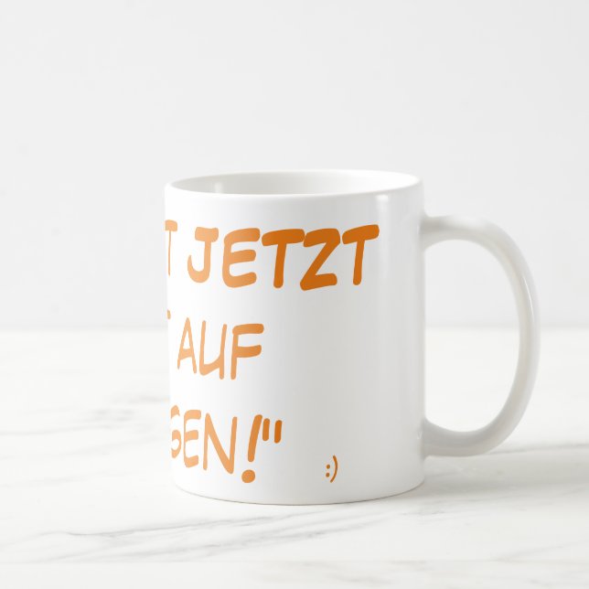 ULTIMATIVE Du-hast-JETZT-Lust-auf-Joggen-Tasse! Kaffemugg (Höger)
