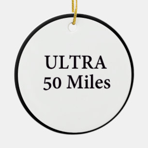 ultra 50 miles cirklar julgransprydnad keramik