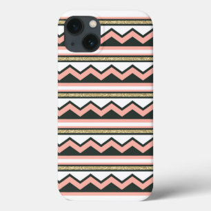 Ultra Chic Guld Chevron Samsung Galaxy Not 4 Fodra