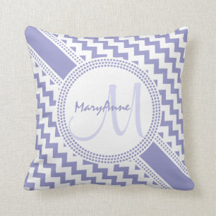 Ultra chic purpurfärgad Monogram för Kudde