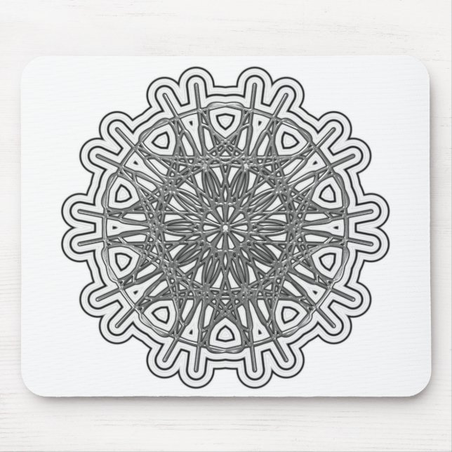 Ultra cool mandala-design #1 musmatta (Framsidan)