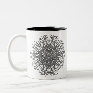 Ultra Coola Mandala Design #1 Två-Tonad Mugg