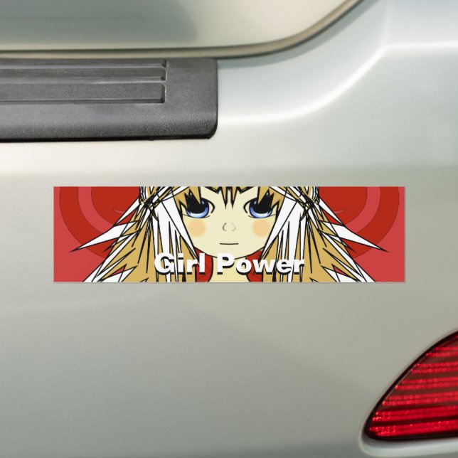 Ultra Cute Anime Girls - Flickmakinstabila flickor Bildekal (På Bil)