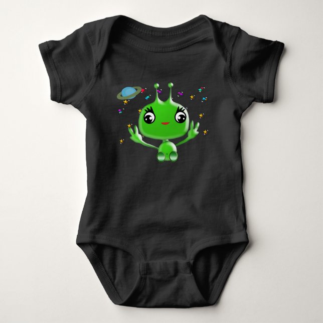 Ultra Cute Baby Alien Tröja (Framsida)