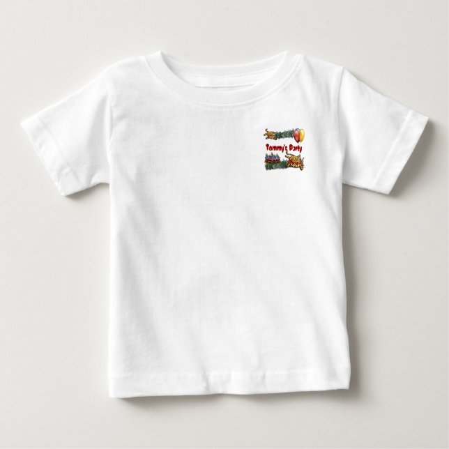 Ultra Cute Leopard Safari Birthday-inbjudan Tee Shirt (Framsida)