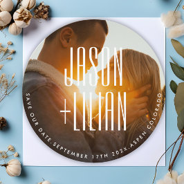 ULTRA ENKEL FET NAMN PHOTO ROUND QR CODE OSA SPARA DATUMET