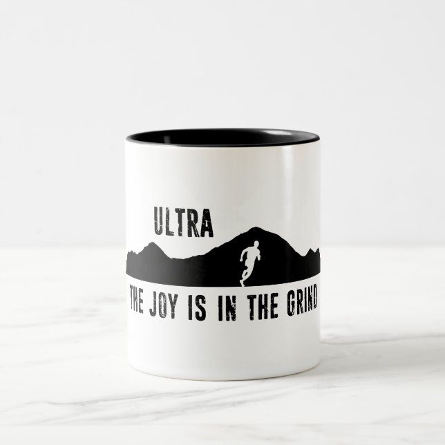 Ultra, glädjen är i mitten Två-Tonad mugg (Center)