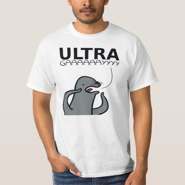 ULTRA GLATT FÖRSEGLA T-SHIRT (Framsida)