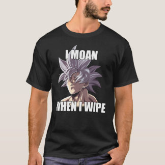 Ultra instinkt I moan när jag rensar Meme Merch T Shirt