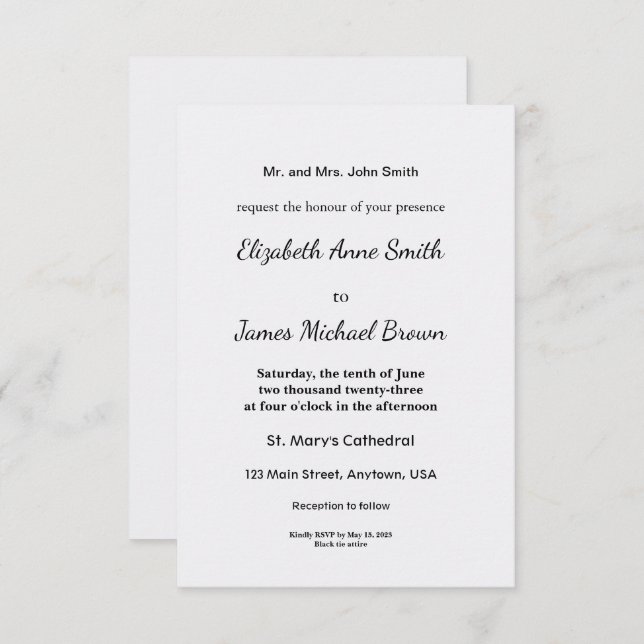 Ultra Ljusgrå Minimal Bakgrund Tilläggskort (Fram/baksida)