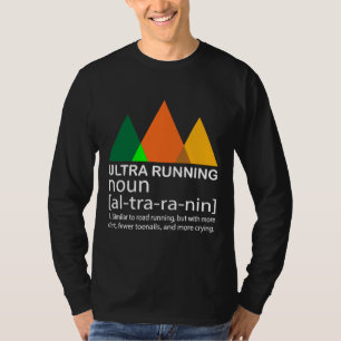 Ultra Löpning Rolig Maraton Löpare Definition Gif T Shirt