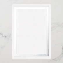 Ultra Lyx Tjock Silverfolie Kant Cardstock