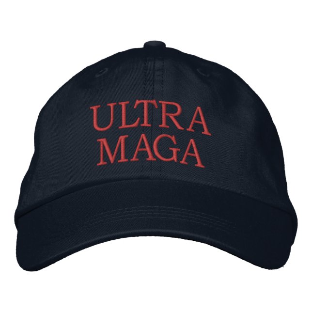 ULTRA MAGA EMBROIDERED BASEBALL CAP BRODERAD KEPS (Framsida)
