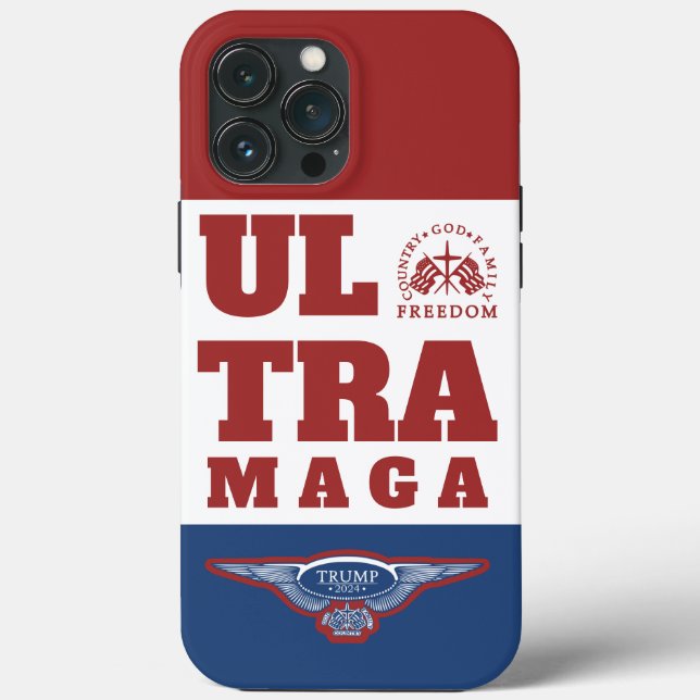 ULTRA MAGA GOD FAMILY LAND FREEDOM TRUMP 2024 (Baksida)