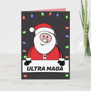 ULTRA MAGA JULTOMTEN TRUMP-julkort Helgkort