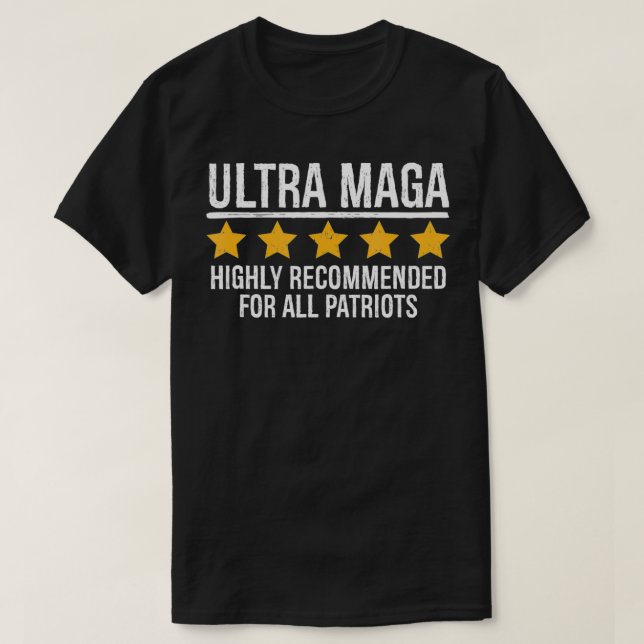 Ultra Maga-klassificering T Shirt (Design framsida)