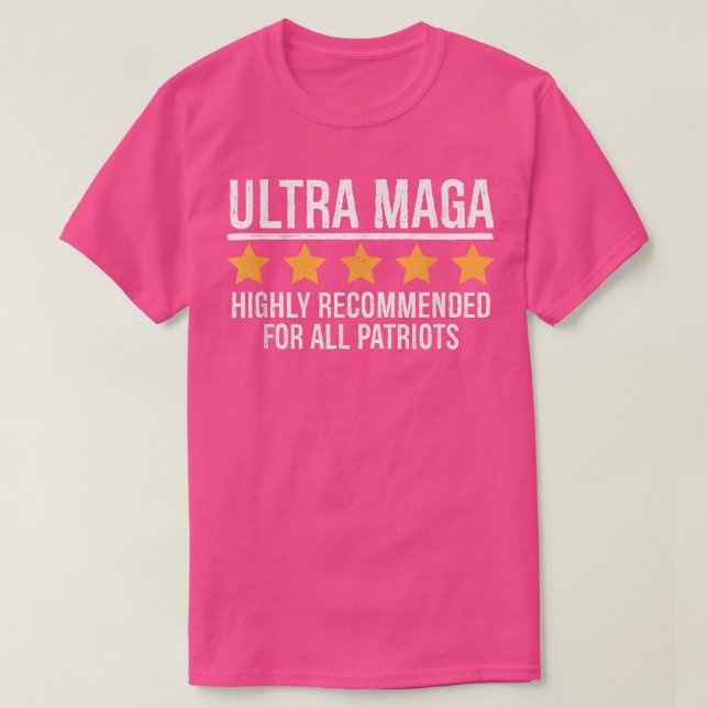 Ultra Maga-klassificering T Shirt (Design framsida)