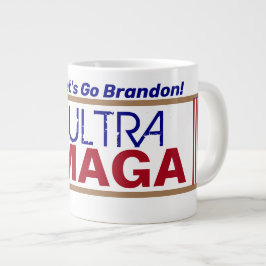 Ultra Maga Låt oss Go Brandon Jumbo Mugg