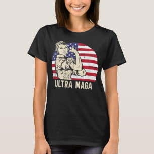 Ultra Maga Messy Bun T-Shirt (1)