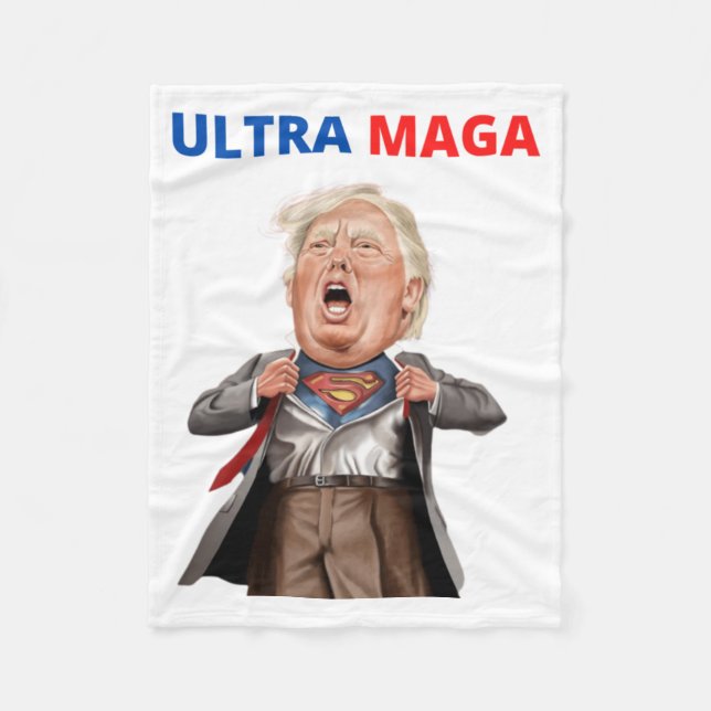 Ultra Maga , och stolthet över den, den Underbara  Fleecefilt (Framsidan)