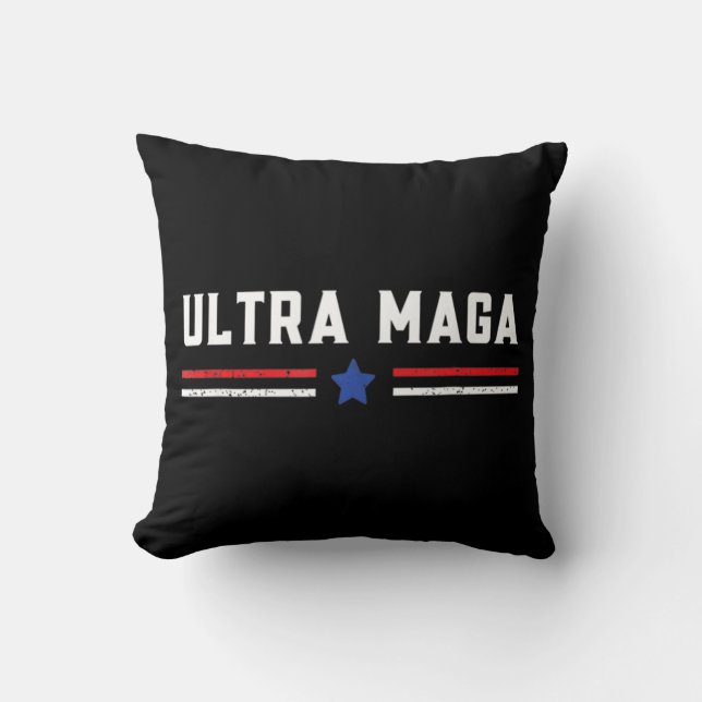Ultra MAGA och stolthet över den motverkande biden Kudde (Framsida)