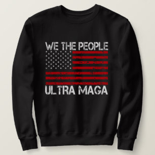 Ultra Maga Pro Trump 2024 Finny Republican Lång Ärmad Tröja