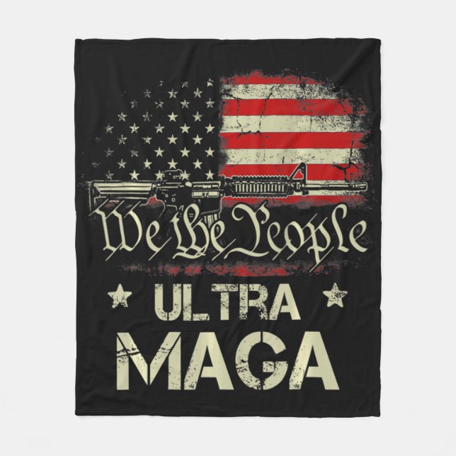 Ultra Maga Proud Ultra-Maga 7 Fleecefilt (Framsidan)