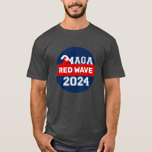 Ultra MAGA Red Wave är på väg MAGA Kung Trump 2024 T Shirt