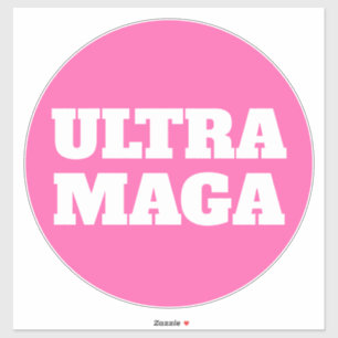 Ultra MAGA Rosa Kvinnor för trump Klistermärken