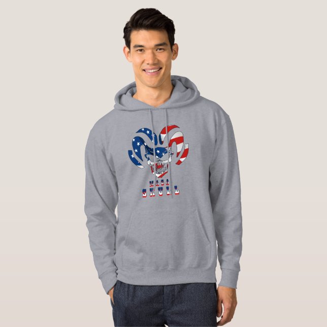Ultra Maga Skull | Manar Hoodie (Hel framsida)