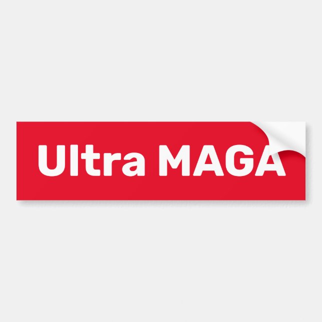 Ultra MAGA-stötfångare Bildekal (Framsidan)