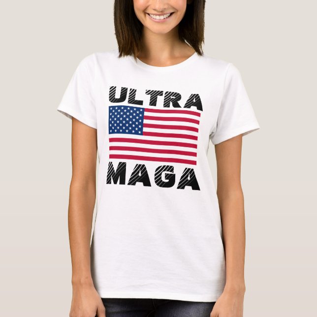 ULTRA MAGA TRUMP 2024 T-SHIRTS (Framsida)