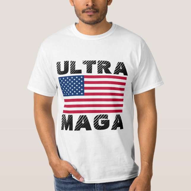 ULTRA MAGA TRUMP 2024 T-Shirts (Framsida)