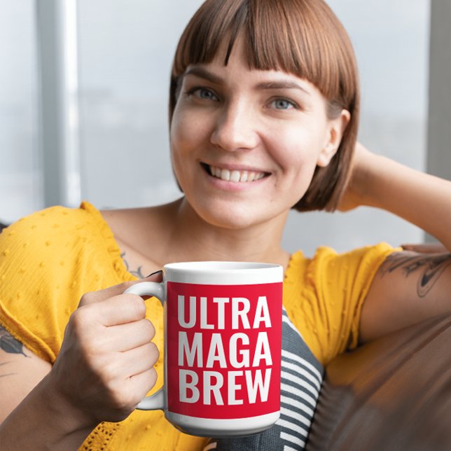 ULTRA MAGA TRUMP BREW COFFEE MUGG (Skapare uppladdad)