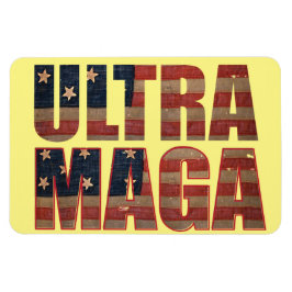 Ultra MAGA Trump Supporter 💡 Underbar igen USA Magnet